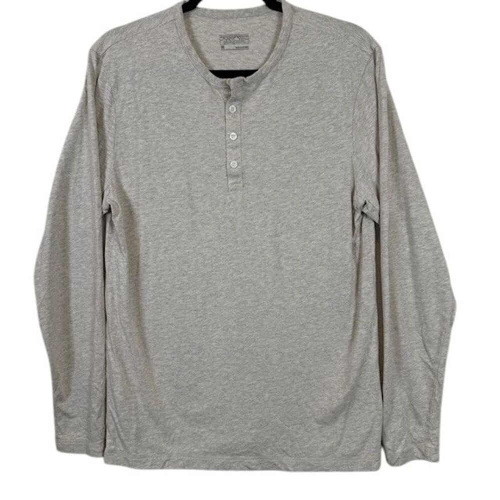 Patagonia Daily Henley‎ Long Sleeve Oatmeal Men's Size Medium